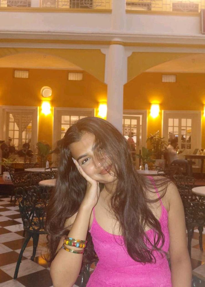 Y2k Bright Pink Lace Top With Spaghetti Straps