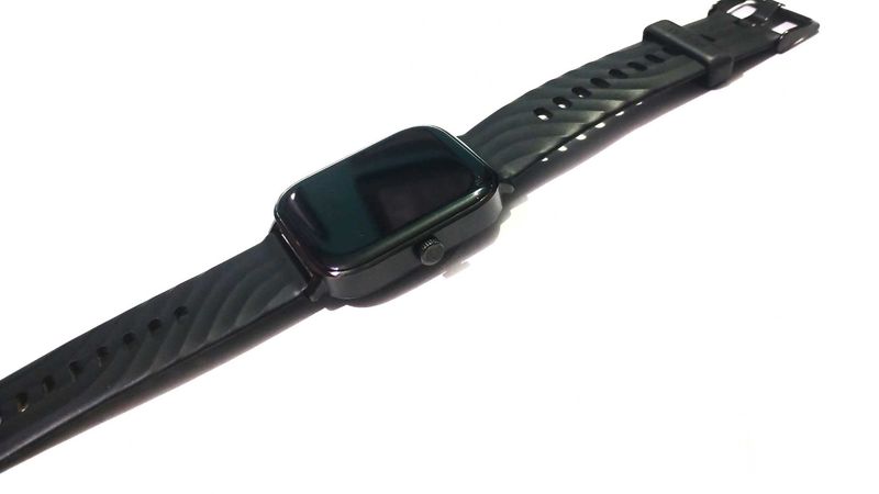 Jet black noise smart watch