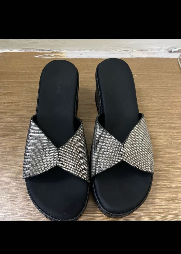 Sparkling Slide Sandals