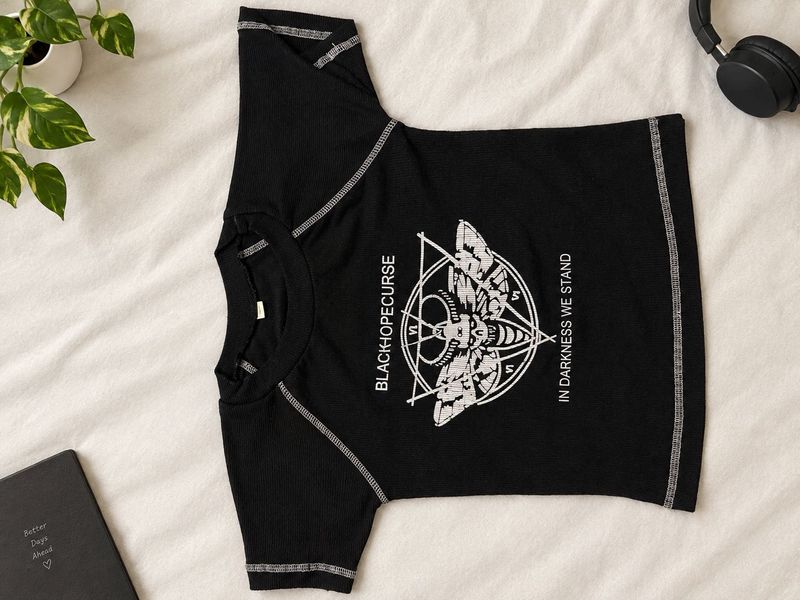 Black Graphic Tee