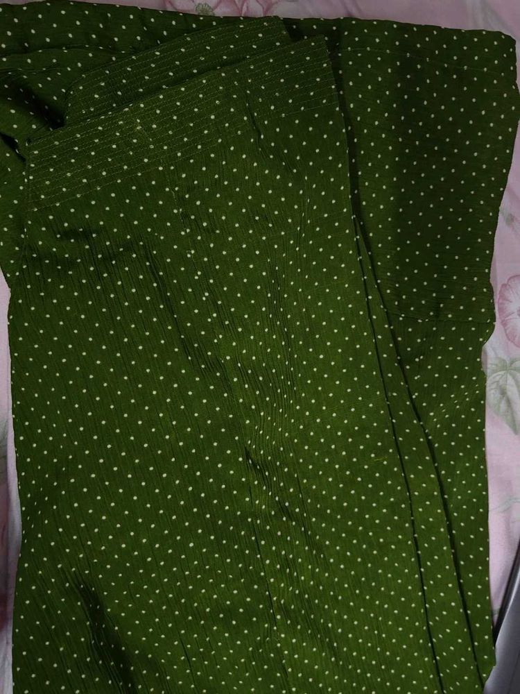 Green Polka Dot salwar
