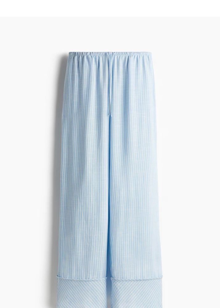 Blue Striped Pajama Pants