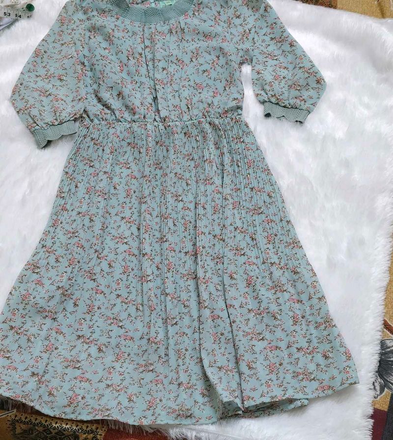 Floral Print Midi Dress