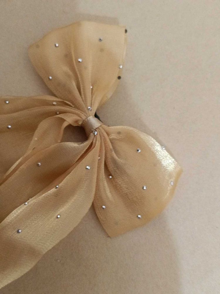 Sparkling Bow Hair Clip