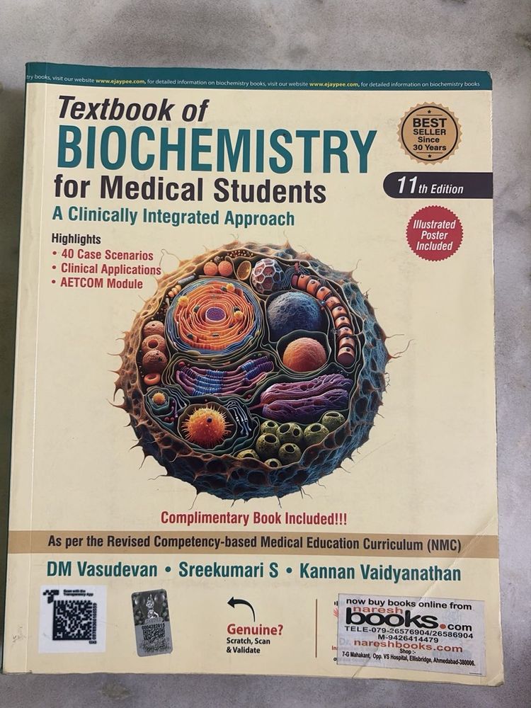 Textbook of Biochemistry for Medical Students