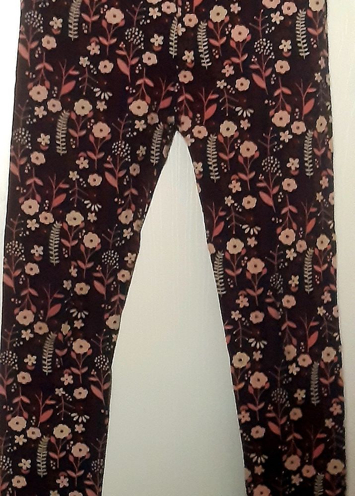 Girls Floral Tights Or Leggings