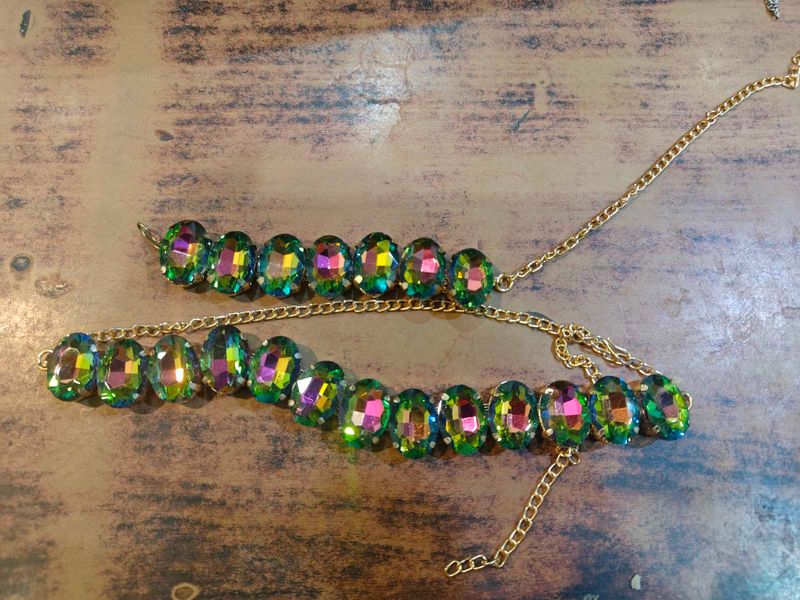 Sparkling Gemstone Jewellery Set