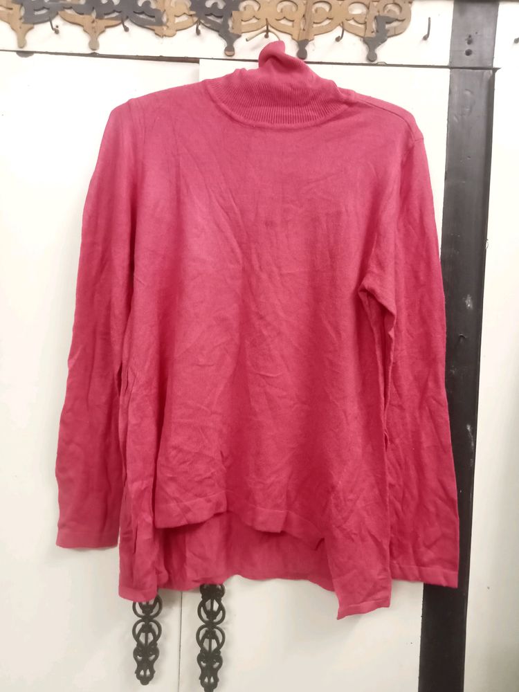 Red Turtle Neck Tshirt