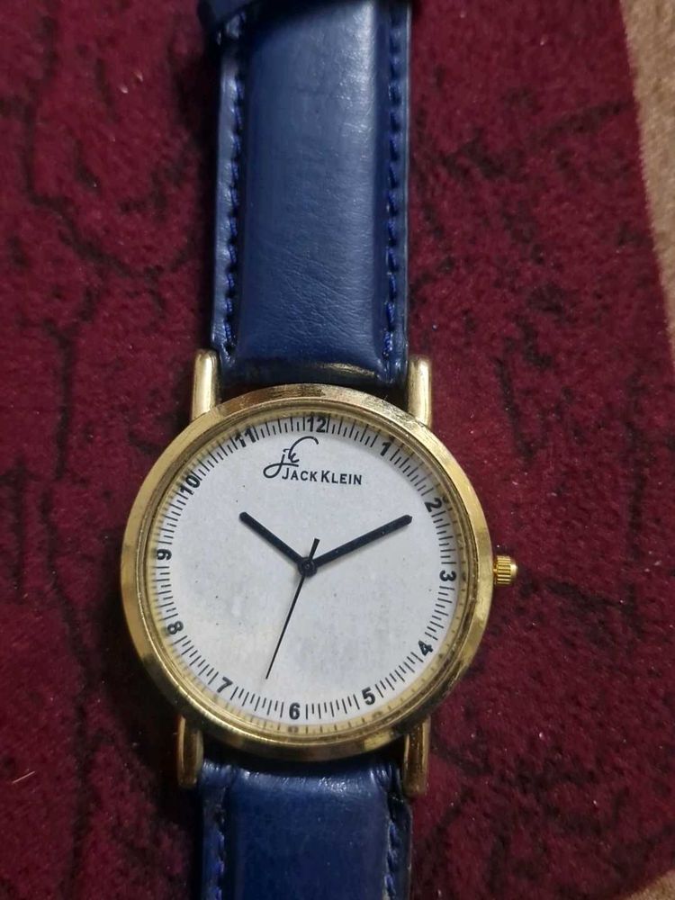 Jack Klein Gold Blue Watch