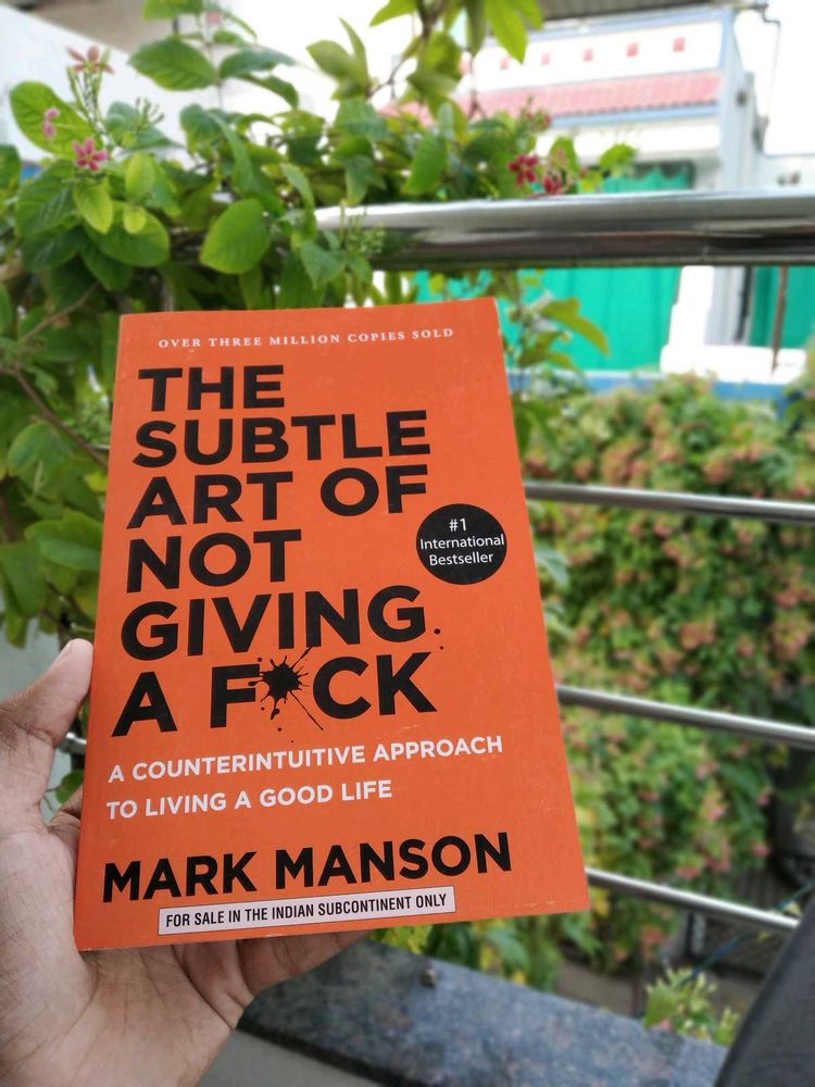 The Subtle Art Of Not Giving a F... Book