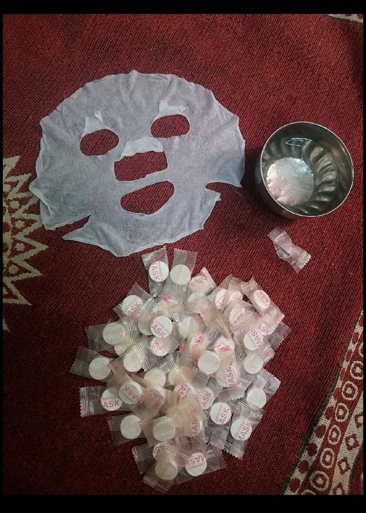 Compressed Facial Mask Sheets