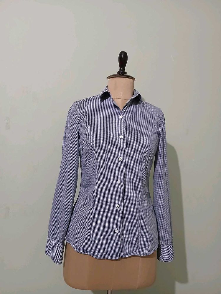 Classic Striped Button-Up Shirt