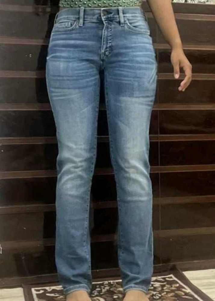 Classic Blue Wash Denim Jeans
