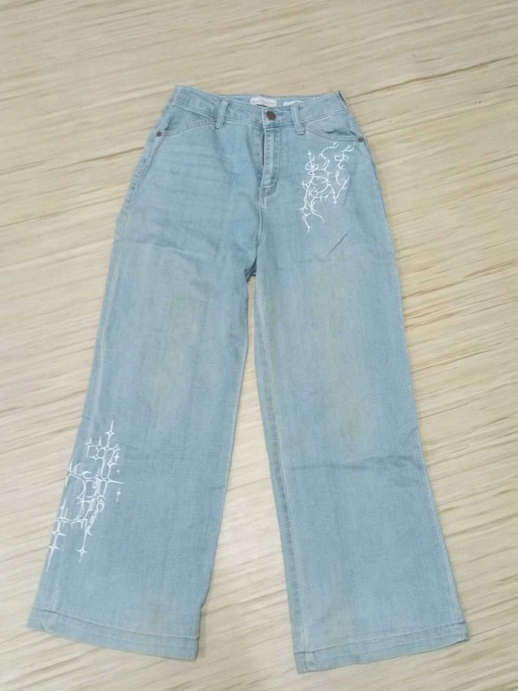 light washed jeans