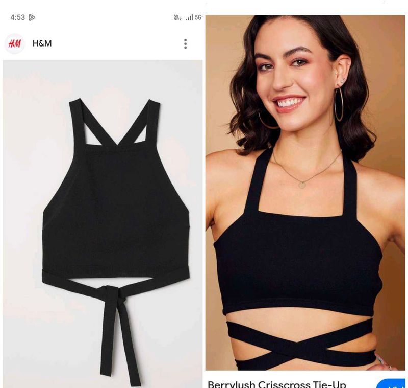 Very Amazing N Beautiful H&amp;M Crop Top