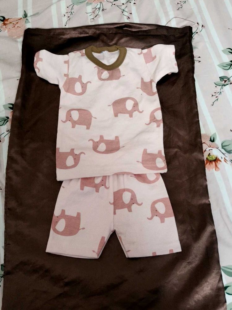 Cute Elephant Pajama Set