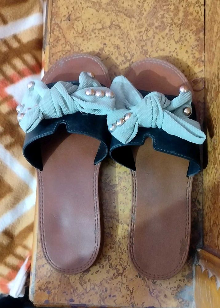 Cute Bow Slippers