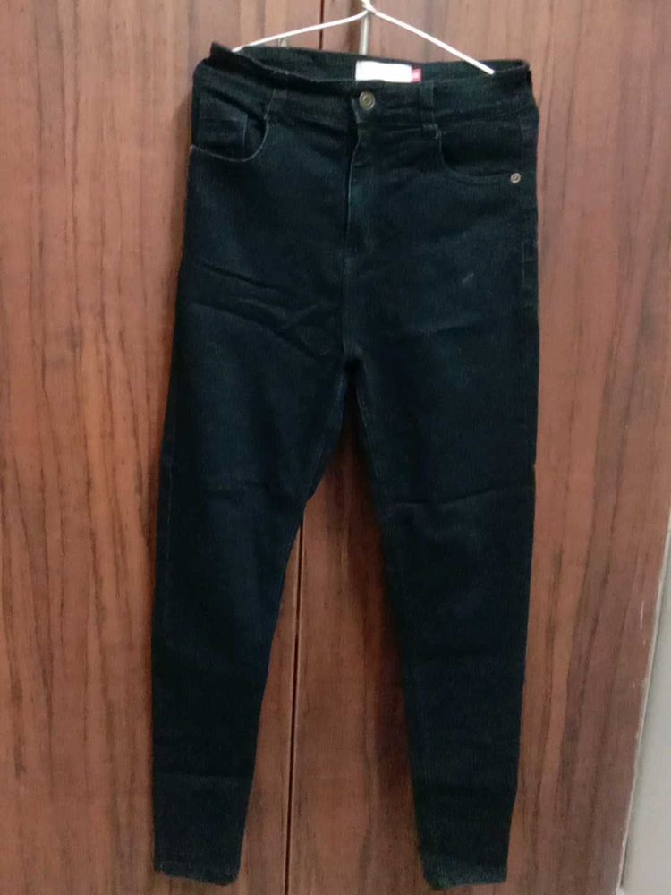 Black Skinny Fit Denim Jeans