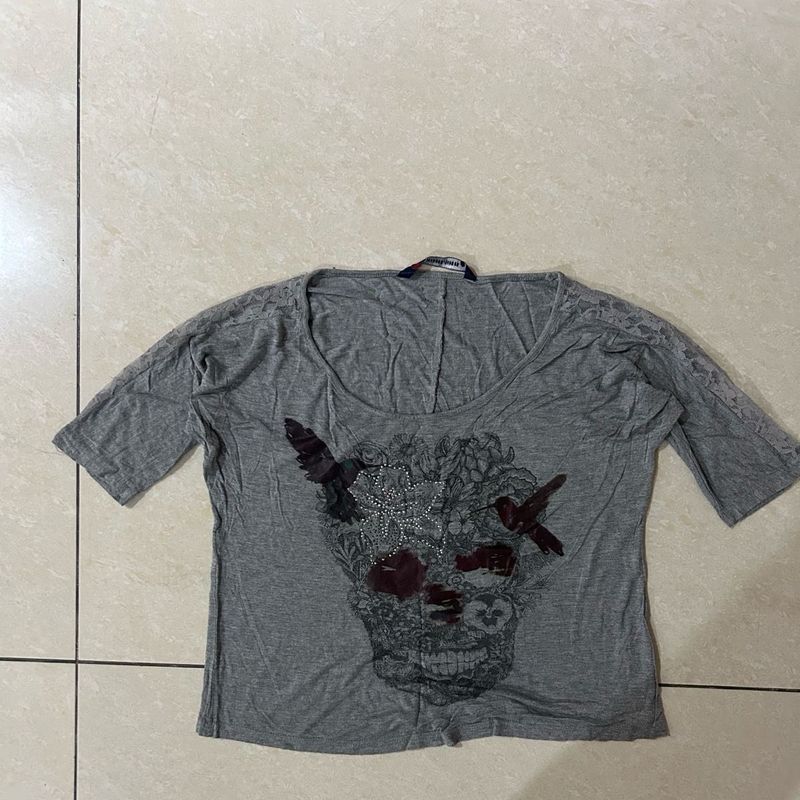Gray Graphic Tee