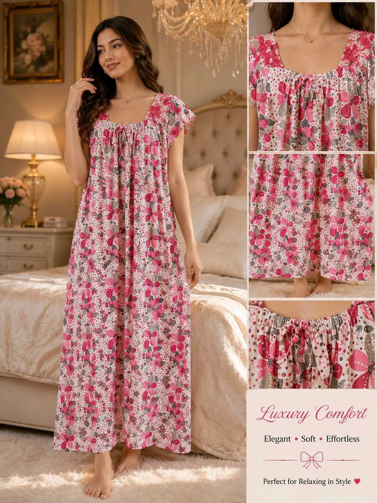 🇳🇿💫🎀Elegant Floral Nightgown