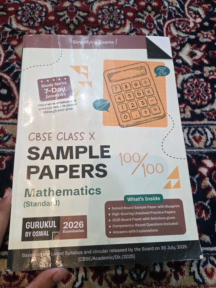 CBSE Class 10 Maths Sample Papers 2026