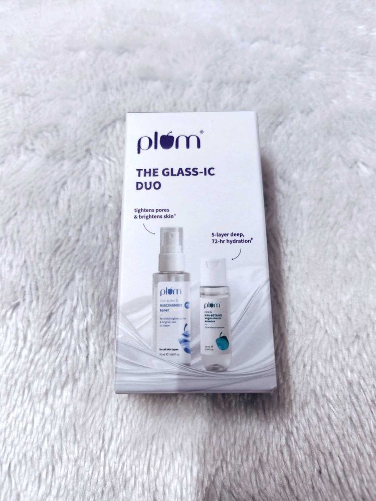 Plum The Glass-ic Duo | Rice Water &amp; 3% Niacinamid