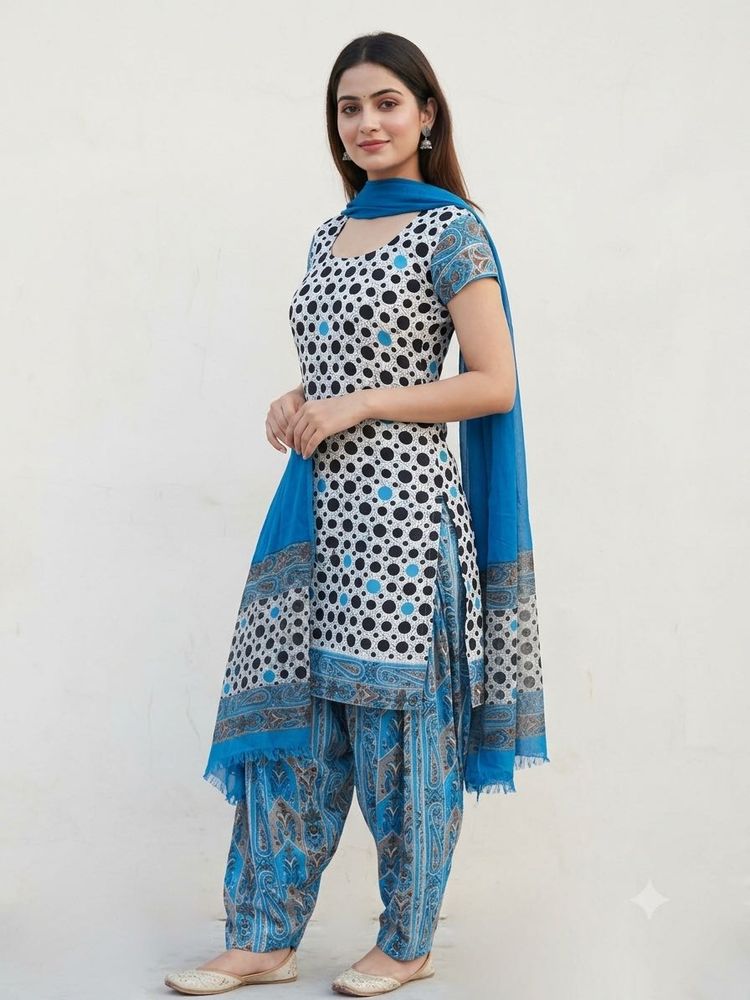 Stylish Printed Kurta Set with Dupatta