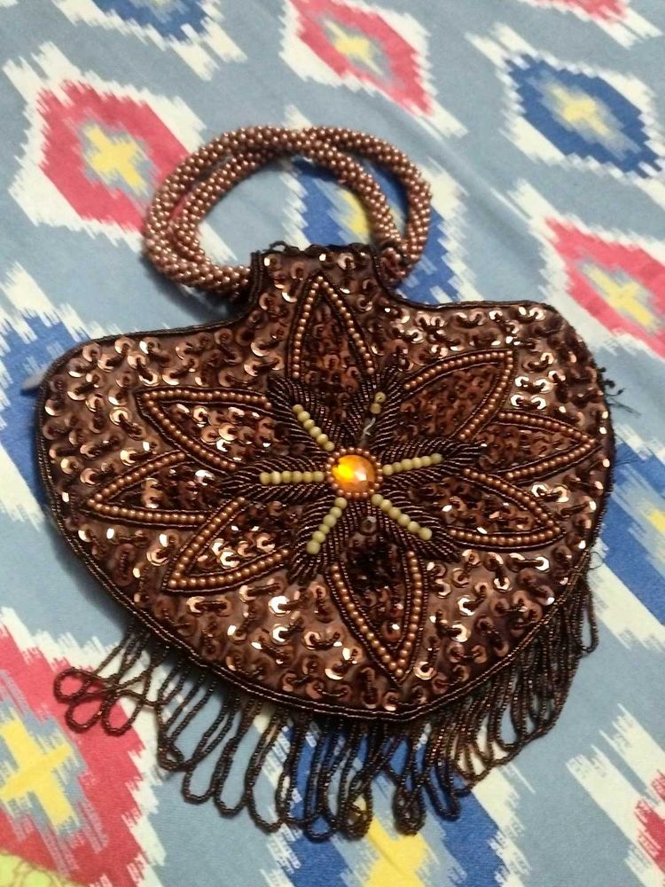 Vintage Beaded Sequin Handbag