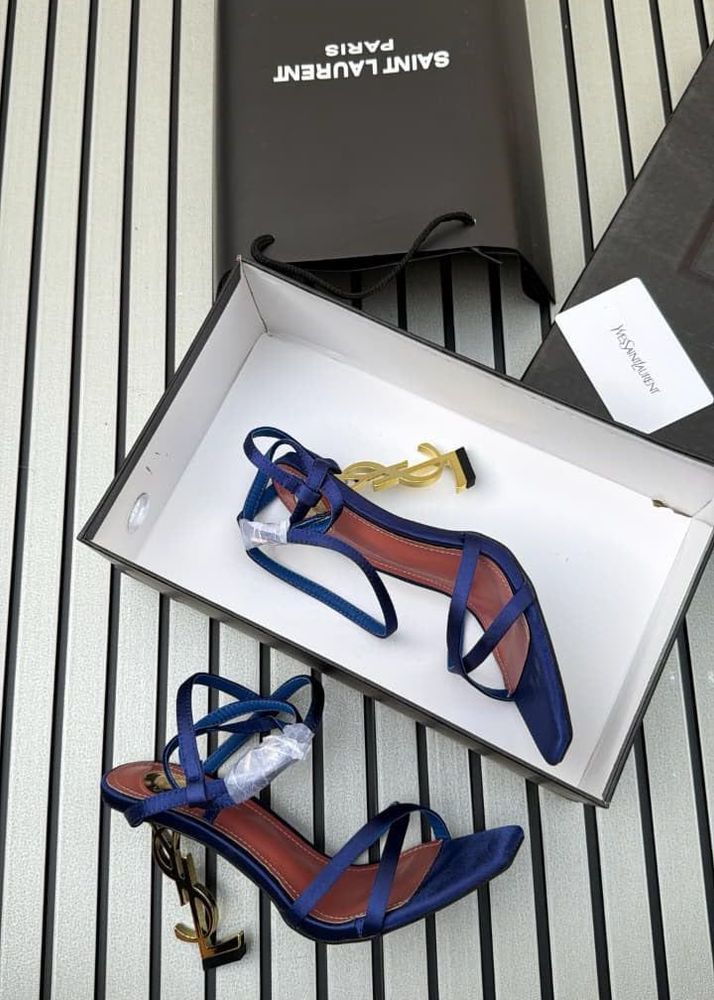 Saint Laurent  Strappy (YSL)Heels