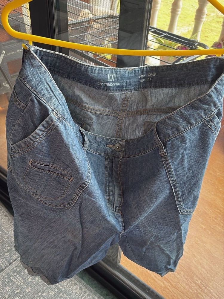 Liz Claiborne Denim Capri Pants