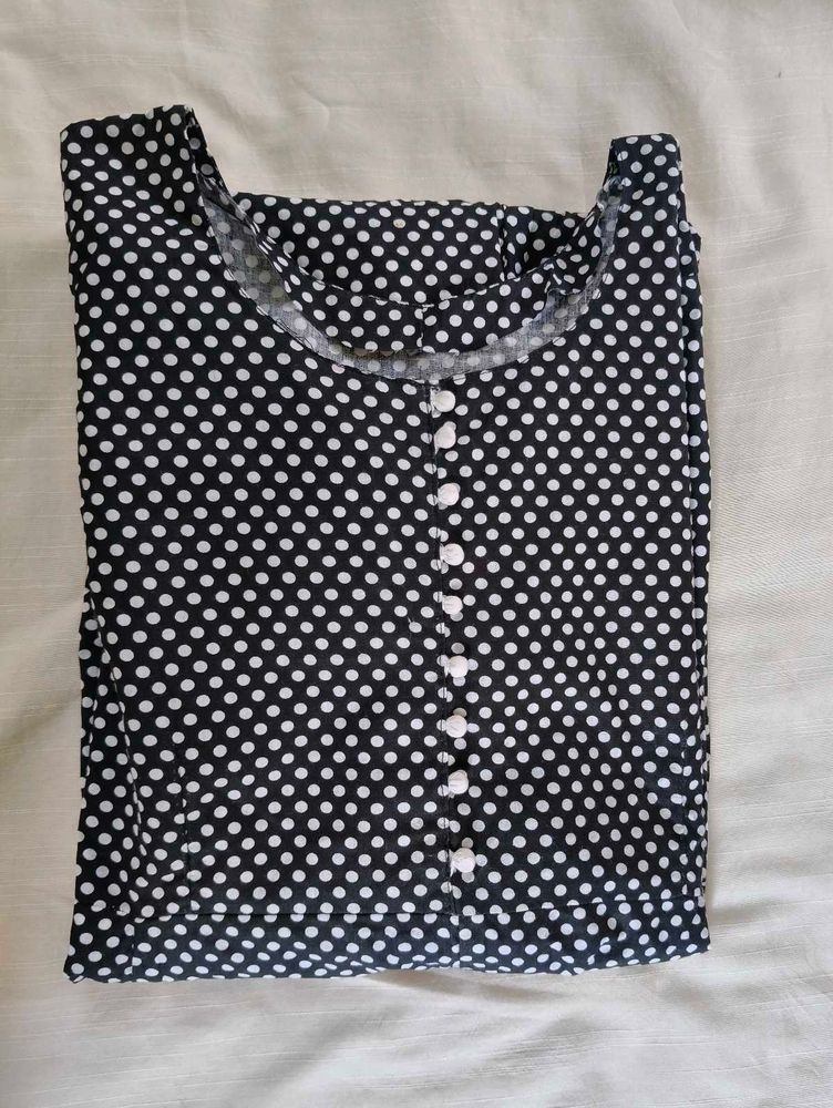 New Black Pue Cotton Beautiful Kurta