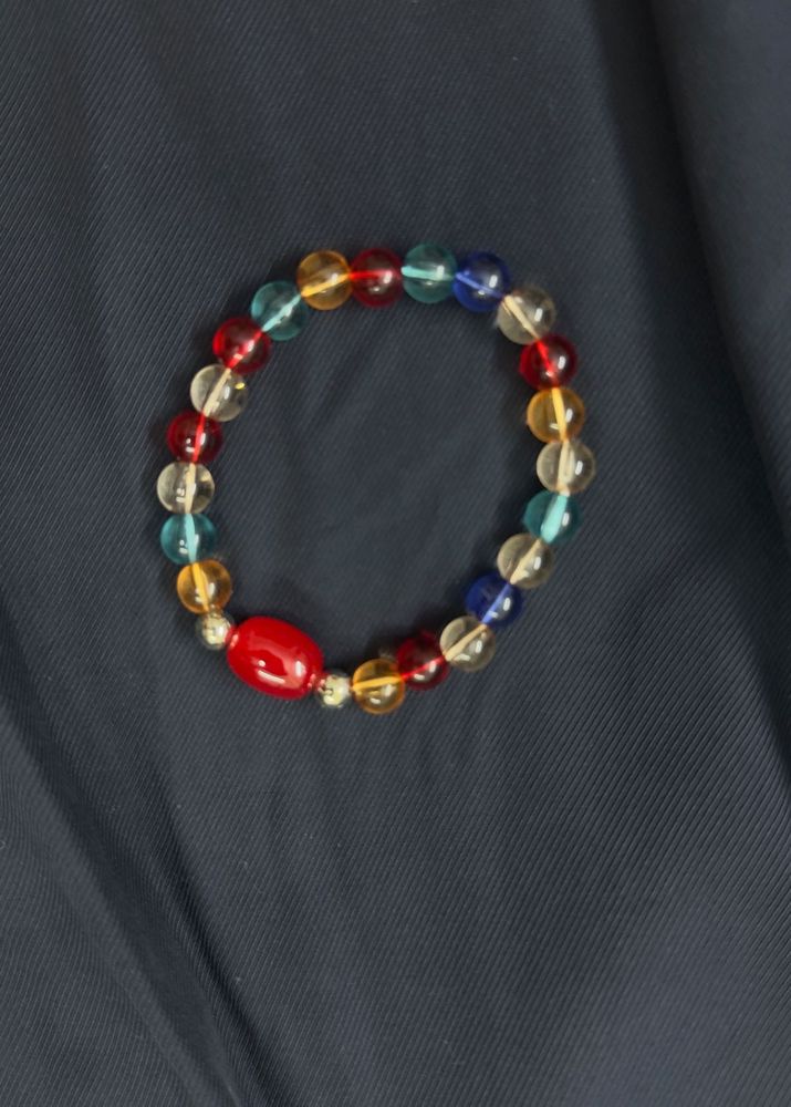 Colourful Beaded Bracelet (flexible)