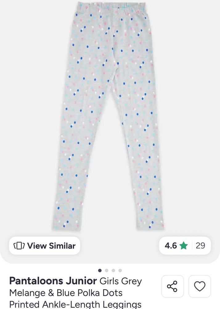 Girls Polka Dot Leggings
