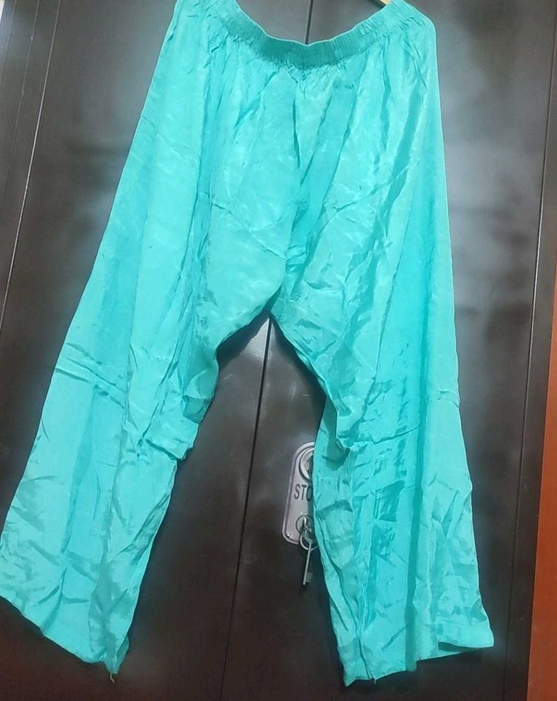 Sea Green Plazo For Girl Or Woman 40 Waist