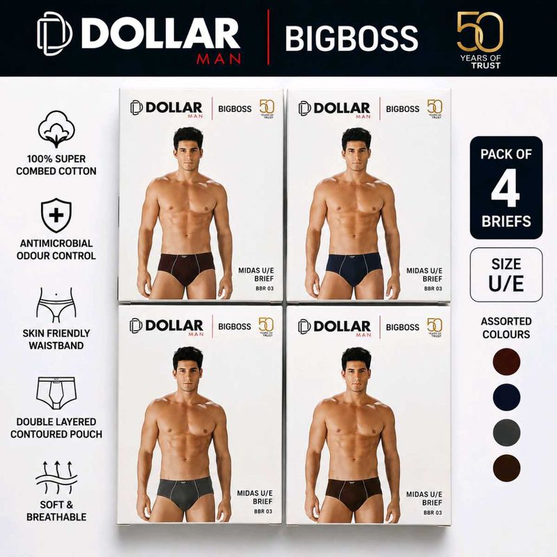 Dollar Man Bigboss Briefs Pack of 4