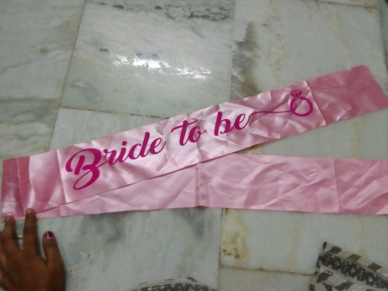 Bride To Be Sash