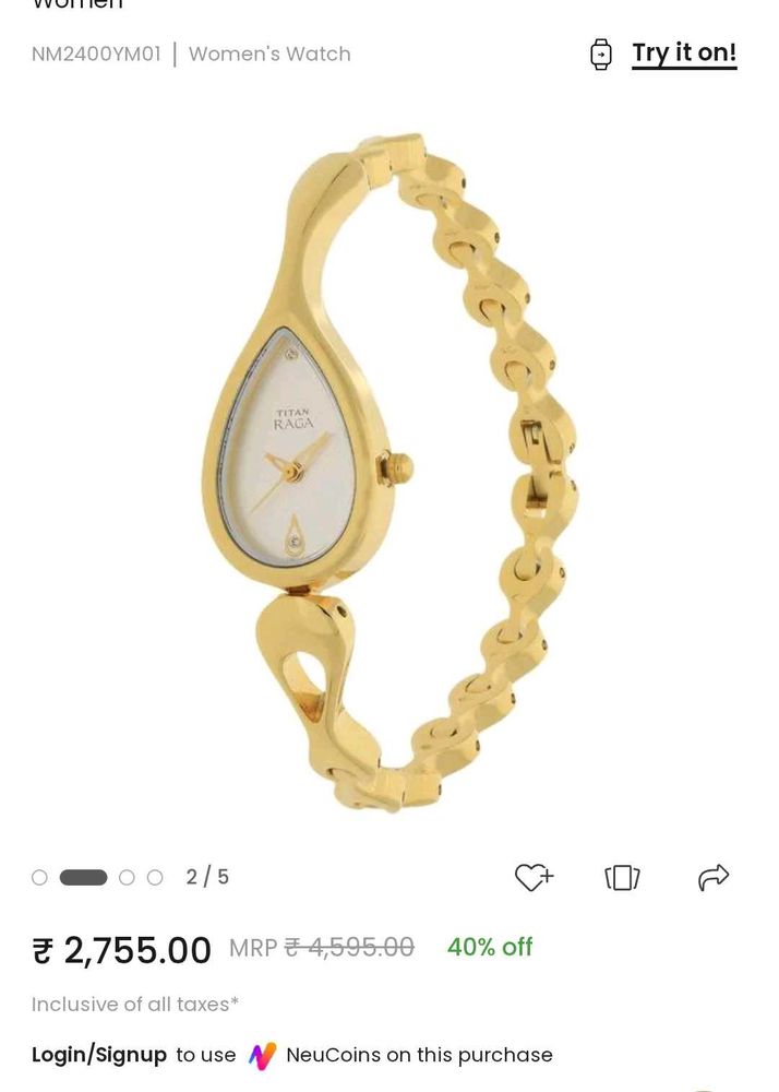 Orignal Titan Raga Women's Watch