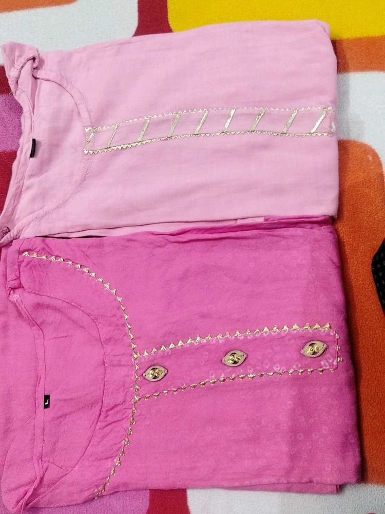Pink Kurta Set - Elegant &amp; Stylish