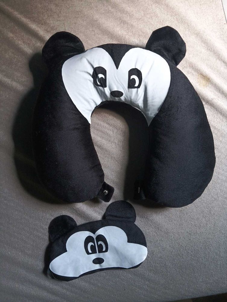 Mickey Mouse Pillow &amp; Eye Mask