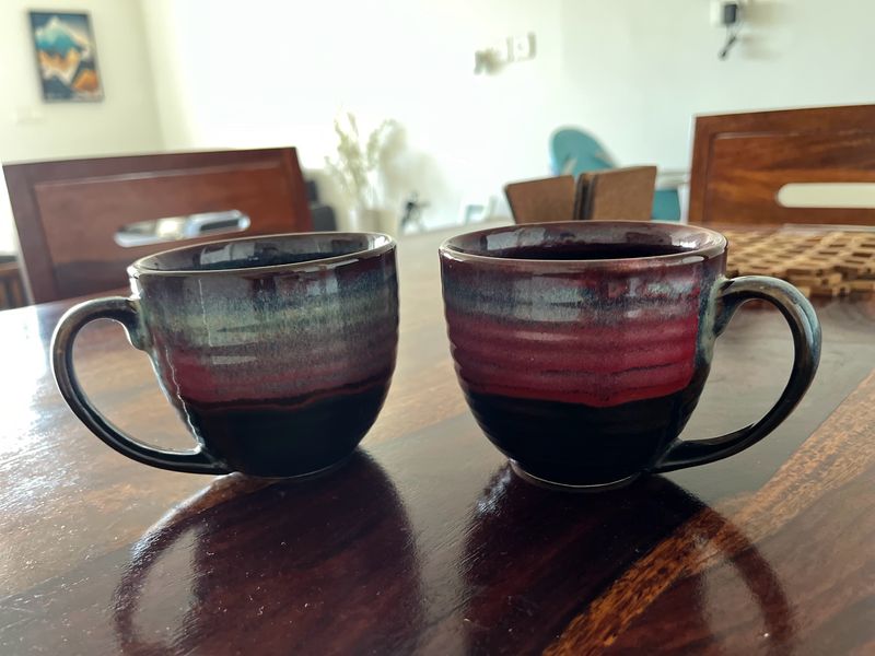 Ceramic Wide Mouth Coffee Mugs