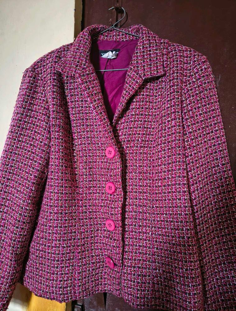 Tweed Muffin Blazer 🧁