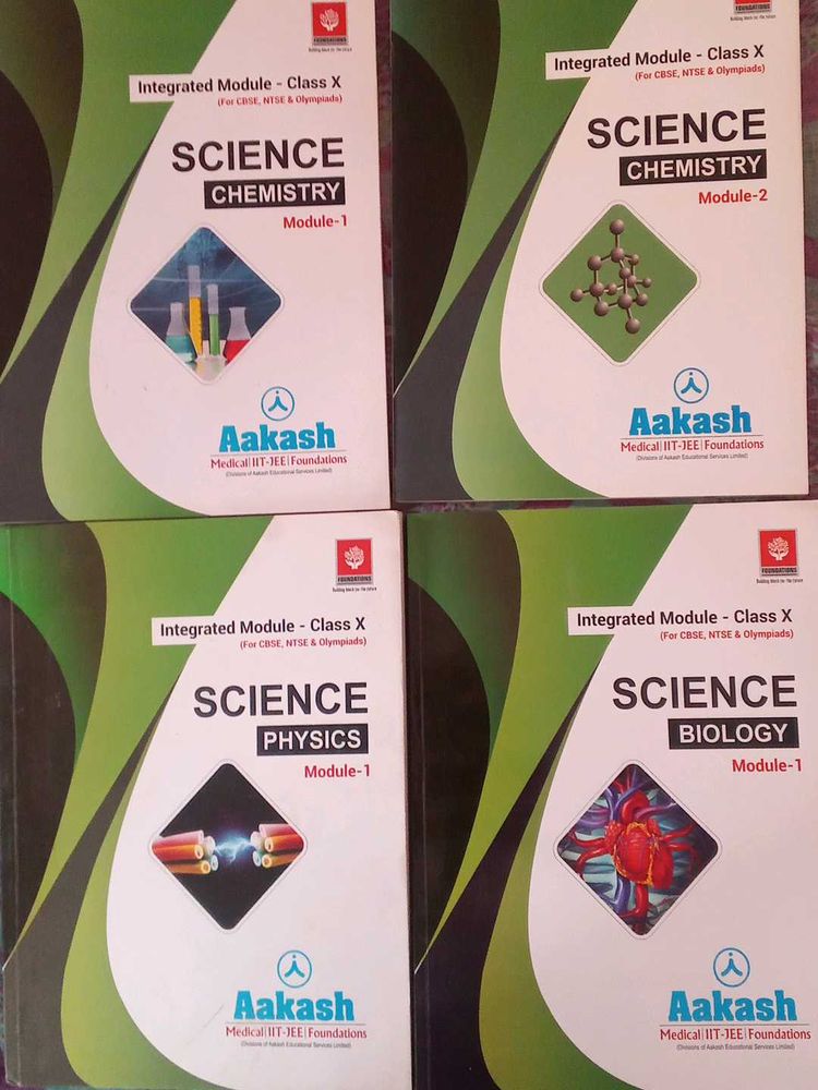 Books > Textbooks | Aakash Integrated Module Class 10(Pack Of 15) | Freeup
