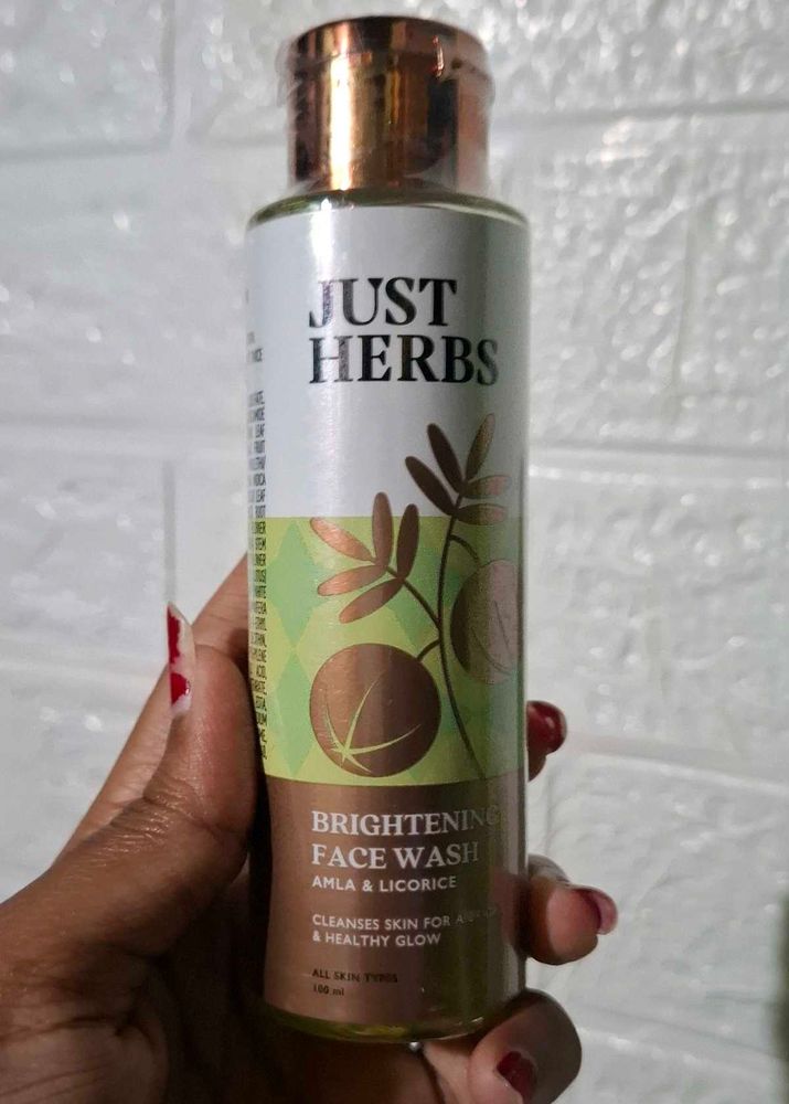 Just Herbs Brightening Face Wash