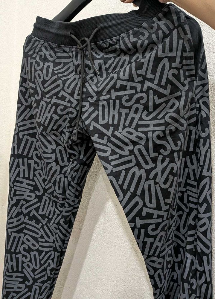 Stylish Letter Print Jogger Pants