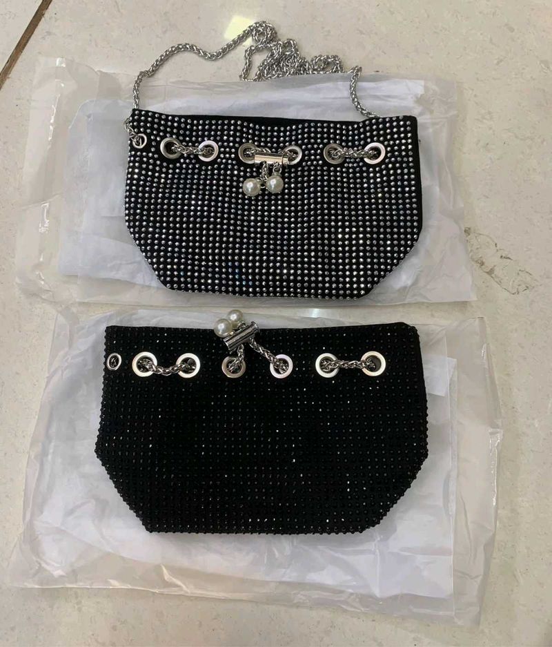 Rhinstone Diamond Sling Bag/Potli For HER FIX PRIC
