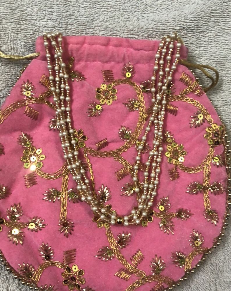 Velvet Potli Bag