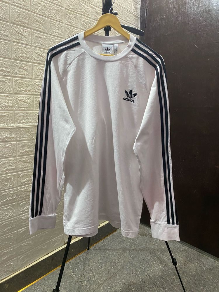 Adidas 3 striped Long Sleeve T-Shirt