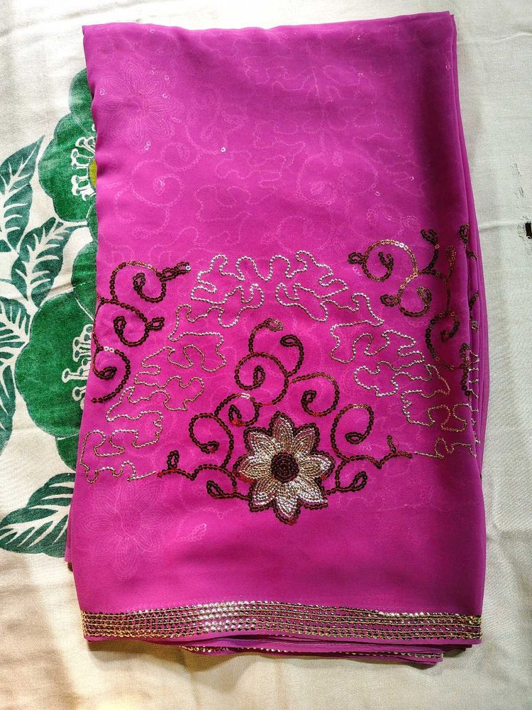 Beautiful Saree With Blause.