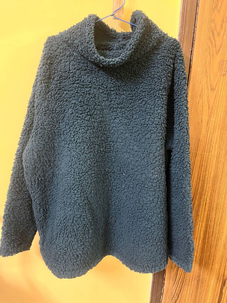 Cozy Fleece Turtleneck Sweater