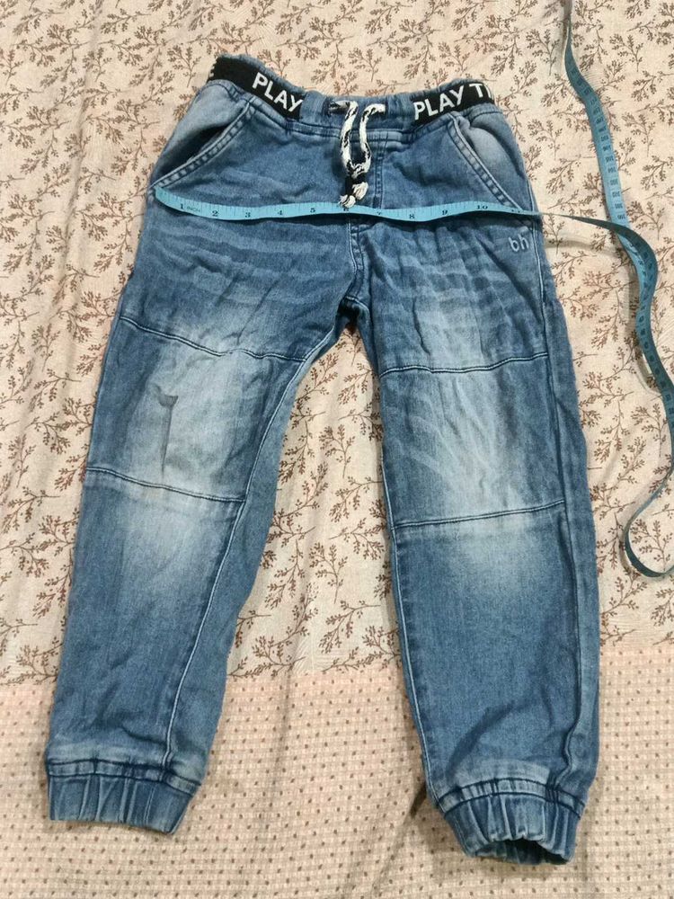 Boy's Denim Joggers